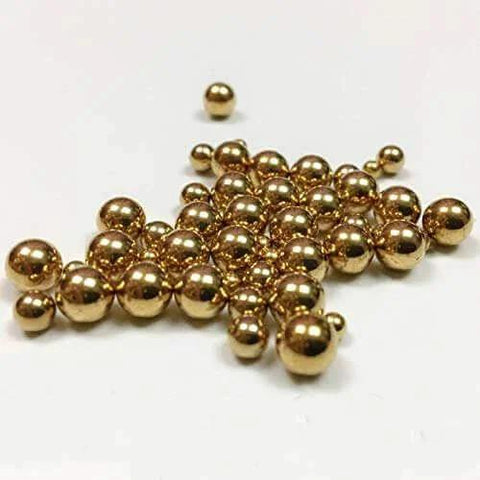 1.4mm Brass Copper Ball 30Pcs - Solid Precision Beads Bearing Balls for DIY Projects