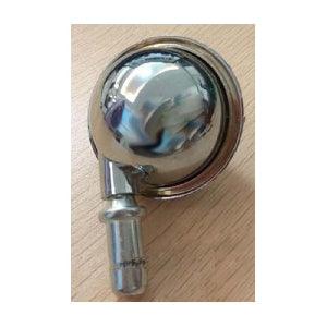 1.5" inch Shepherd Round ball Metal with Chrome Plating Caster Wheel - VXB Ball Bearings