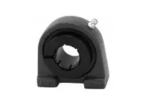 1-1/2 in take-up base pillow block single bearing with Accu-Loc RF and Kanigen nickel plating, single row ball bearing for shaft mounting
