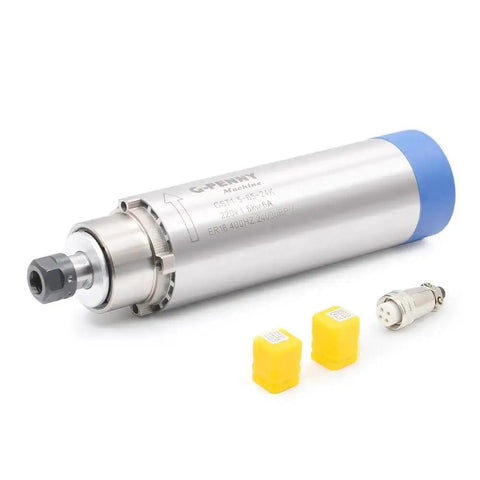 1.5KW ER16 Air Cooled CNC Spindle Motor 110V D65 Mounting With Steel Ball Bearings For Precision Router Milling Engraving