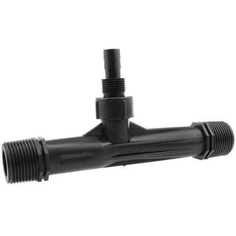 1 Inch Black Venturi Injector Tube For Outdoor Garden And Farm Use Fertilizer Mixer Venturi Injector Durable Polypropylene