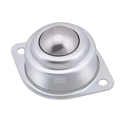 XiKe 8 Pack 1 Inch Ball Transfer Bearings with Stamped Housing for Heavy Duty Handling and Smooth 360 Degree Rotation