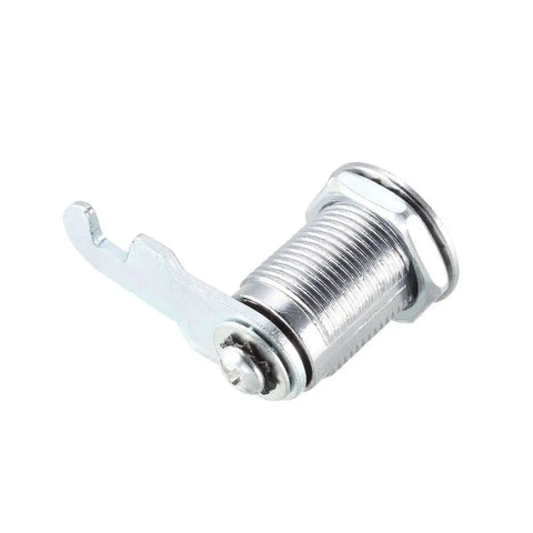 Cam Lock 1 Inch Cylinder Length for Cabinets No 1 Cam Fits Panels Up To Five Eighths Inch Thick Keyed Differently Zinc Alloy Chromium Plated Durable 2 Pieces Locking Hardware