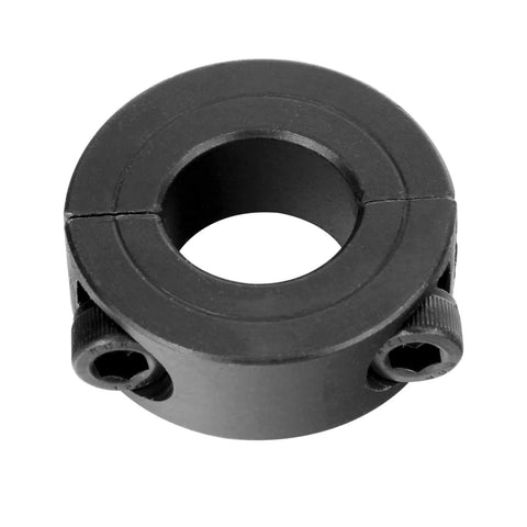 (4-Pack) Shaft Collar 1" Bore, 1045 Steel Double Split Clamp-On Shaft Collars Style, 1-3/4" OD, 1/2" Thickness, with M4 Set Screws