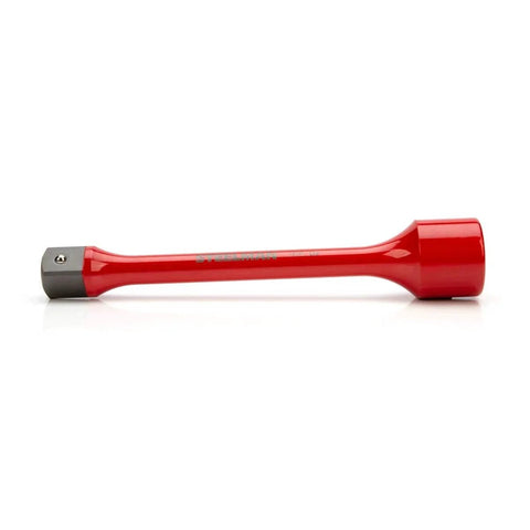 1-inch Drive 250 ft-lb Torque Limiting Extension Bar, Red, 10-inch length, chrome moly steel, side view