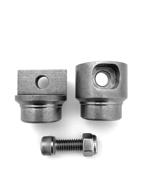 1 Inch Tube Connector Adapter For Weld Fabrication Bungs 0.095 And 0.065 Wall Inline Tubes With Versaslot Nut Slots
