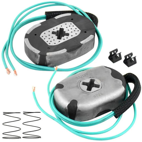 10 Inch Electric Trailer Brake Magnet Kit with wires, springs, and clips for 10 by 2-1/4 inch brakes, fits 3500 lbs axles