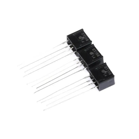 10 Pcs ST188 Infrared Photoelectric Sensor Switch Kit For Slot PCB Interrupter shown in close-up, ideal for DIY electronics projects.