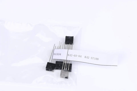 10 Pcs ST188 Infrared Photoelectric Sensor Switch Kit For Slot PCB Interrupter and DIY electronics projects in packaging.