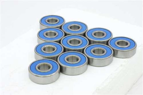 10 Bearings SR166-2RS Stainless Steel Sealed 3/16x3/8x1/8 inch Bearings - VXB Ball Bearings