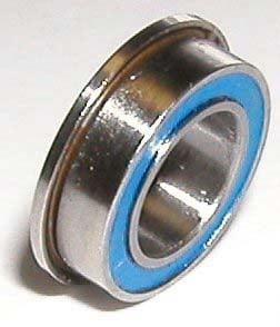 10 Flanged Bearing FR2-5-2RS Sealed 1/8x5/16x9/64 inch Bearings - VXB Ball Bearings