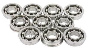 10 Flanged SLOT CAR Axle Bearing Open 1/8x1/4x7/64 inch Bearings - VXB Ball Bearings