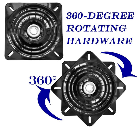10 Inch Bar Stool Swivel Plate Heavy Duty Base With Solid Ring Ball Bearings 600 Lb Capacity Replacement Swivel Seat Part