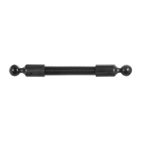 10 Inch Flexible Dual Ball Mount Extension Arm For Industry Standard 1 Inch And 25mm B Size Dual Ball Socket Mounting Arms