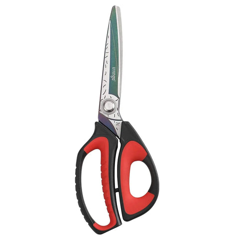 10 Inch Heavy Duty Scissors With Titanium Coating Forged Stainless Steel Blades For Pruning Gardening Fabric And Household Tasks Rust Resistant