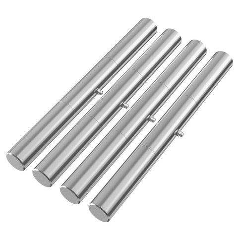 4 pack of 10 Inch Weld On Trailer Ramp Hinges Greasable Heavy Duty Steel 500 Lb Capacity Zinc Plated shown in a side view
