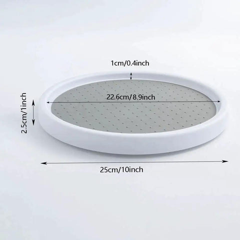 10 Inch Lazy Susan Turntable For Kitchen Cabinets And Refrigerators Pantry Organizer And Spice Rack Can Storage Decorative Fruit Tray