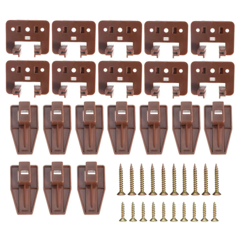 Drawer Track Guide Slides 10 Piece Drawer Slide Track Guides for Center Mount Dr...
