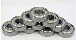 10 R133ZZ Shielded Bearing 3/32x3/16x3/32 inch Miniature Bearings - VXB Ball Bearings