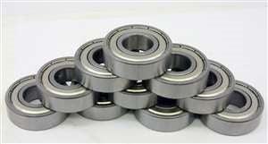 10 R144ZZ Shielded Bearing 1/8x1/4x7/64 inch Miniature Bearings - VXB Ball Bearings