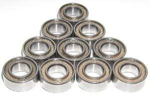 10 Sealed Bearing 4x8x3 Miniature - VXB Ball Bearings