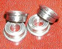 10 SLOT CAR Flanged Bearing 3x6x2.5 Shielded Miniature - VXB Ball Bearings