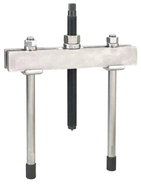 10 Ton Push Puller With 8.375 Inch Reach And 7.25 Inch Spread, beefy heavy duty puller for bearings and pulleys, front view