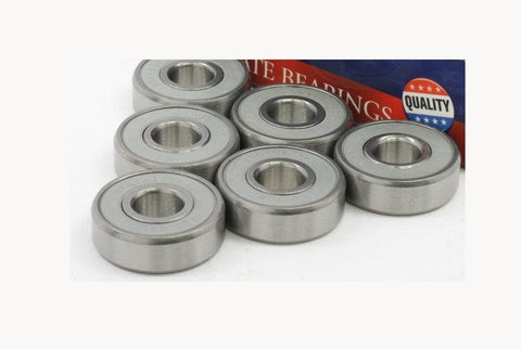 100-Pack 608-2RS Skate Ball Bearings - Gray Seals