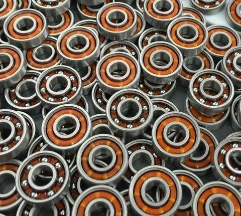 100 Skate Bearing Nylon Cage Open
