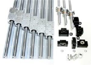 1000mm x 1000mm Feet CNC Router Ball Screws Kit 16mm Rails and BallScrews XYZ Travel 37 x 37 x 9 inch - VXB Ball Bearings