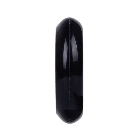 Side view of 100mm Scooter Replacement Wheels Pair with Ball Bearings Black Pro Stunt Wheels for Smooth Fast Ride
