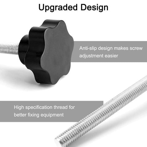 Close-up of 100MM Clamp Screw Bolt for Thrustmaster T80 T100 T150 T300 T500 TMX TS-PC Fixation Steering Wheel, upgraded design.