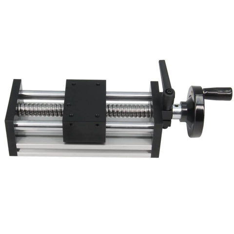 100mm effective stroke length linear rail guide double optical axis linear slide rail ballscrew sfu1605 for CNC router machine