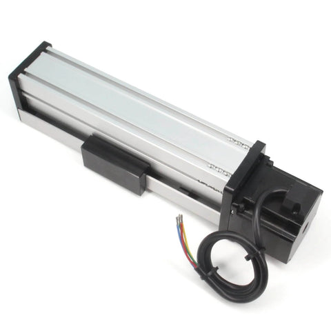 100mm Length Travel Fully Enclosed Linear Stage Actuator with Square Linear Rails Ballscrew SFU1605 and NEMA23 Stepper Motor