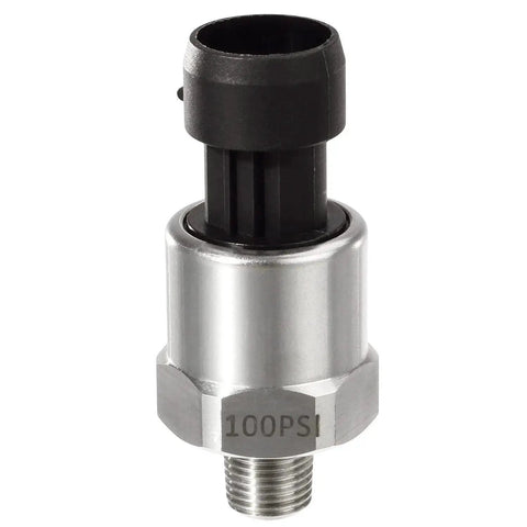 0 To 100 Psi Pressure Transducer Sensor With 316 Stainless Steel Body One Eighth Inch NPT Oil Fuel Air Water Pressure Transmitter