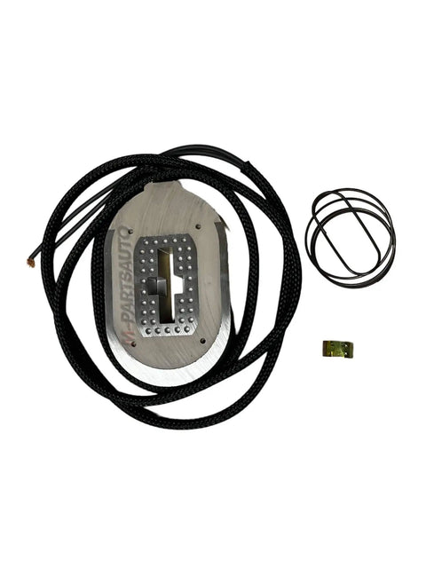 Two 12-1/4 Inch Electric Trailer Brake Magnet Replacement Kit for 10K Brake Assemblies shown with magnets and wiring