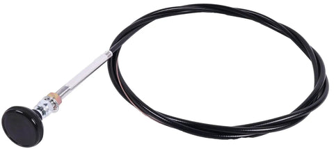 Durable 10 foot control cable for RO5B Dump Body PTO push-pull systems, shown coiled with fittings, for dump trucks and material handlers.