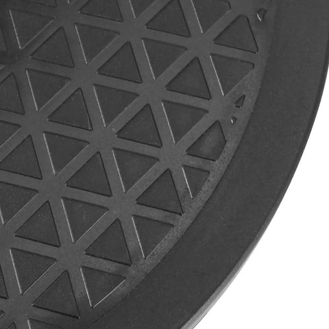 Close-up of textured surface on 4 Pack 10 Inch Rotating Swivel Turntables With 360 Degree Rotation And Steel Ball Bearings, Heavy Duty Lazy Susan