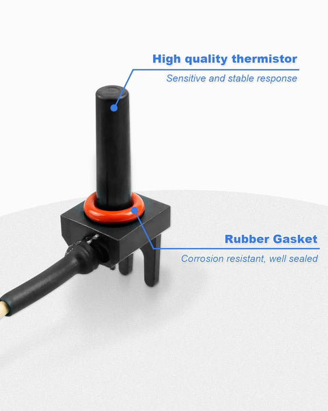 10K thermistor temperature sensor with 15 ft cable for Hayward salt chlorine generators, Lawn & Patio, Amazon brand