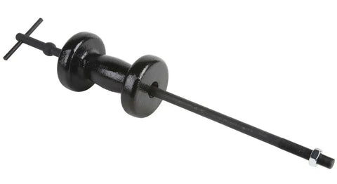 10 Lb Basic Slide Hammer Assembly With Interchangeable Adapters For Auto Repair And Heavy Duty Pulling in black metal