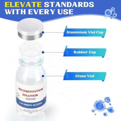 10ml Glass Vial Solution With Triple Seal Hermetically Sealed For Contamination Free Storage And Clear Visual Inspection diagram