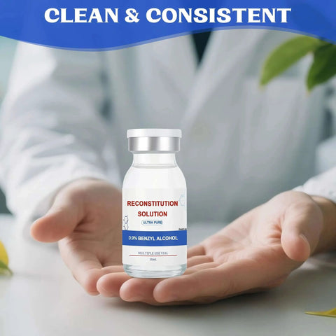 10ml Glass Vial Solution With Triple Seal Hermetically Sealed For Contamination Free Storage And Clear Visual Inspection held in hands