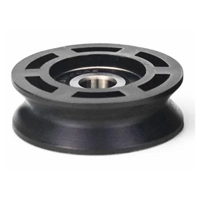 10mm Bore Bearing - 50mm Round Pulley V-Groove Track Roller Bearing 10x50x16mm