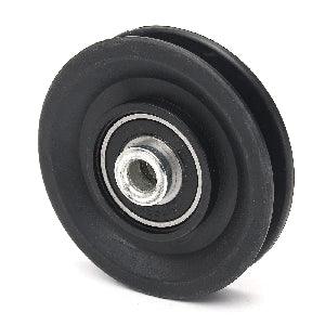 10mm Bore Bearing with 90mm Steel Wire Rope Cable Track Pulley 10x90x18mm - VXB Ball Bearings