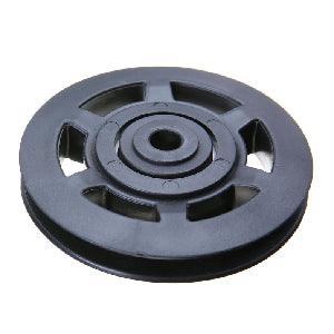 10mm Bore Bearing - 95mm Steel Wire Rope Cable Track Pulley 10x95x18mm