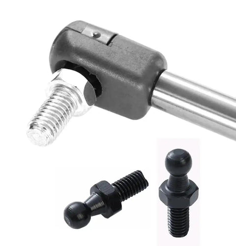 Set Of 4 10mm M6 Ball Stud Bolts For Gas Lift Mounting Brackets And Ball Ended Bonnet Fittings Universal Ball Joint Threaded Ends