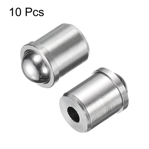 10pcs 6x7mm Ball Point Spring Plungers, Mini Stainless Steel Precision Positioning Ball Catch, 10N Elasticity Push Fit Plungers