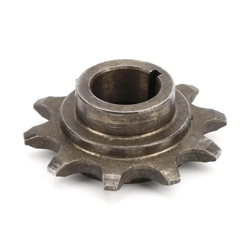10T Iron Alloy Front Sprocket Cog For 415 Chain Motorized Gear Replacement shown flat on white background.