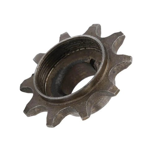 10T Iron Alloy Front Sprocket Cog For 415 Chain Motorized Gear Replacement Direct Fit Easy Installation, rugged metal gear for bikes.