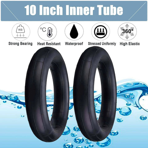 Inner Tire,10x2.125 Inner Tube for Electric Scooter Tire Replacement Wheels with 0° Valve Stem, 10-inch, waterproof features.
